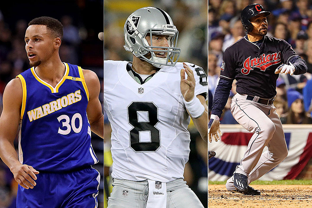 Stephen Curry, Connor Cook, Coco Crisp